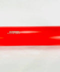 Red BluRock 4.5in x 15in wet core drill bit, side view.