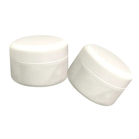 Two jars of Two Piece Ceramic Tile Repair Kit With Quick Dry Grout Fix For Bathroom And Kitchen Heavy Duty Adhesion For Chips And Cracks