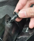 Close-up of 100Pcs Box Set Bumper And Fender Liner Clips Kit With 6 Sizes Push Type Retainer Fasteners For Ford installation