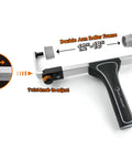Image of 18 Inch Paint Roller Kit With Adjustable Frame 12 To 18 Inches, showing the double arm roller frame with twist knob adjustment.