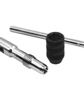Metric Tap Set With Adjustable T Handle Tap Wrench 5 Piece M3 M4 M5 M6 M8 Taps for metal, plastic, and wood machining