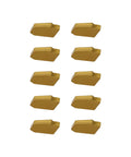 GTN-3 SP300 Grooving Carbide Inserts 10 Piece For CNC Lathe SPB326 332 Cut Off And Grooving Tool Holder With CVD Yellow Coating