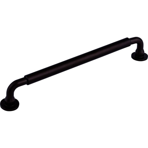Lily Cabinet Pull 7 9/16 Inch Center to Center in Honey Bronze Finish from The Serene Series, side view showing craftsmanship