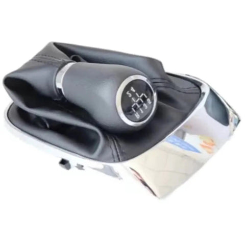 Upgrade Your Chevy Trax Shift For 2014 With This Super Comfortable Speed Lever Knob Kit, black leather gear knob and gaiter assembly