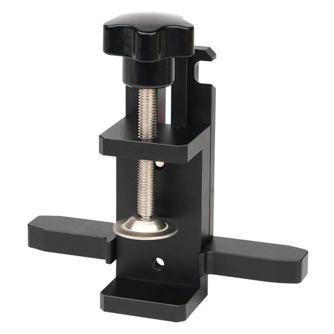 Cabinet Door Installation Positioner Jig Aluminum Alloy Third Hand For Hassle Free Cabinet Door Hanging With Built In Screw Clamp.