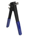 Close-up of rivet tool from Rivet Nut Tool Kit Gun Set 86 Piece Riveting Pack With Alloy Steel Mandrels For DIY projects