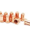 10 Pcs Electrodes And 10 Pcs Nozzles 1.0mm Tip For IPT-60 PT-60 IPT-40 PT-40 Plasma Cutter Torch Replacement Kit Nozzles