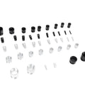 Top Tier 44 Piece Metric And Imperial Fastener Gauge Set Made From Durable Aluminum for precise nut size measurement and thread checking.