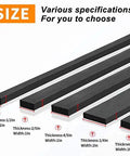 Heavy Duty Self Adhesive Weather Stripping Door Seal Strip For Windows And Pipes High Density Cr Foam Insulation Tape in various sizes.