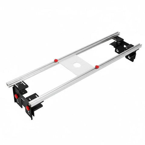 48-Inch Trimming And Planing Machine With Reinforced Rails, Precision Router Sled For True Flattening, top view