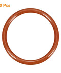 Red Silicone O Ring Seal Gasket 36mm Outside Diameter 29.8mm Inner Diameter 3.1mm Width VMQ 50 Shore Hardness High Temp Silicone Ring