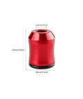 Red Magnetic Screw Ring One Quarter Inch Hex Holder For Drill Drivers Aluminum Alloy Bit Magnetizer Demagnetizer Three In One
