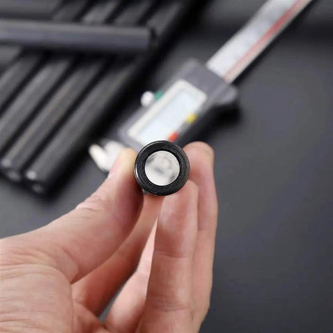 Close-up of 25mm Round Low Carbon Steel Pipe for Welding and Hydraulic Systems Seamless Workhorse Tubing with Phosphated Black Finish