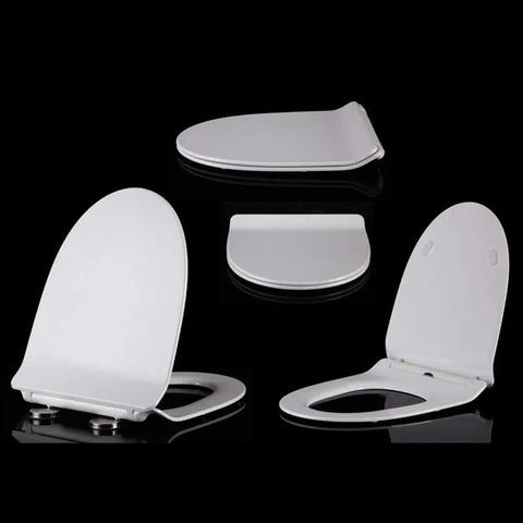 Soft Close D Shape Toilet Seat With Quick Release Top Mount Design Built From Tough Duroplast for easy cleaning and use.