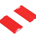 Side Wing Set For RC Bell 206 Helicopter, High-Strength Lightweight Panels, Easy Install, Seamless Fit, Impact-Resistant Plastic, Red