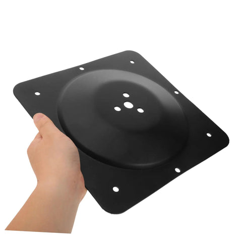 Solid As A Rock Heavy Duty Replacement Attachment Plates For Sofa Couch And Table Legs Sturdy Furniture Mounting Brackets DIY Repair Kit in hand.