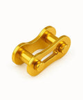 Dope Single Speed Bike Chain Master Link Connectors With Quick Release Design For Sweet MTB And Road Rig Upgrades 1/2x1/8 Inch Gold alloy connector