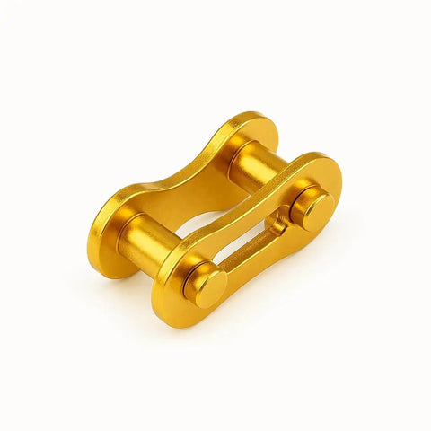 Dope Single Speed Bike Chain Master Link Connectors With Quick Release Design For Sweet MTB And Road Rig Upgrades 1/2x1/8 Inch Gold alloy connector