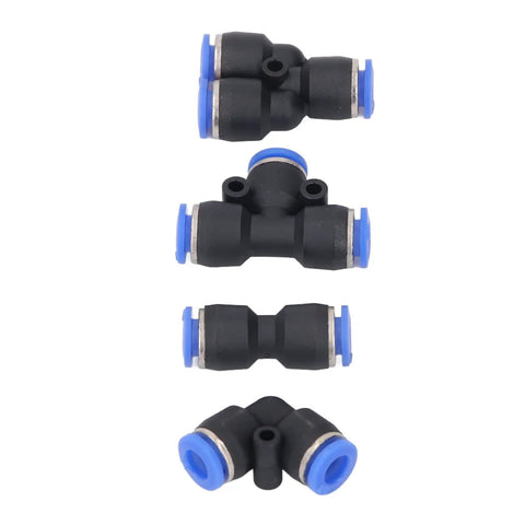 Grab These Awesome Push to Connect Air Fittings Kit To Boost Your Pneumatic System Efficiency And Durability With Easy Install Splitters And Elbows For 8mm Tubes That Rock, 8mm plastic pneumatic fittings