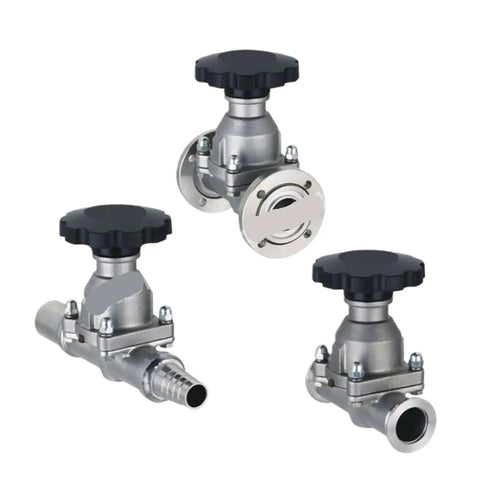 Pro Grade Pneumatic Vacuum Diaphragm Valve GM Series for industrial equipment with replacement element fittings 10H 25H 40H 50H