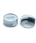 Rugged Zinc Alloy Cam Connectors Designed For Zero Hassle Woodworking Assembly In A Ten Piece Kit Sized At 25 mm for cabinets.
