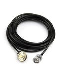 NMO Mount To BNC Male Antenna Extension Cable 16.4 Feet RG58 Coax 50 Ohm with connectors, black PVC jacket