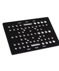 Groove Frame Connection Plate Kit For 3D Printers 20 To 80mm Wide Frames With Six Wheels Black Aluminum Solid POM Plate in black
