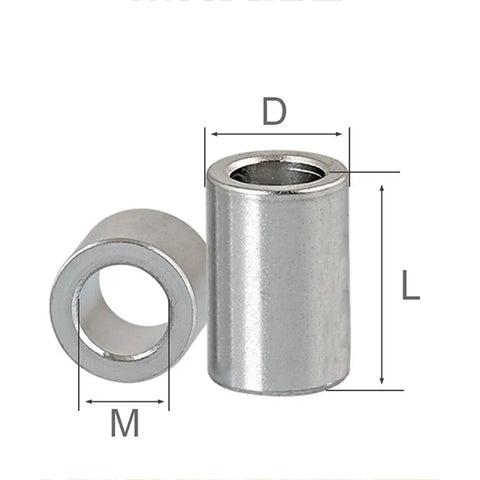 Premium Aluminum Standoff Spacer Set Featuring Cnc Machined Non Threaded Washers, M6 Diameter Twenty Millimeter Length, Rock Solid Sleeve Mounts For Rc Builds And Built Tough Diy Projects, Heavy Duty Precision Hardware