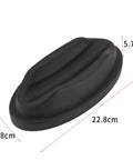 Black Front Wheel Riser Block For Indoor Bike Trainer Stand Non Slip Floor Protection Pad Lifts Front Wheel For Road And Mountain Bikes