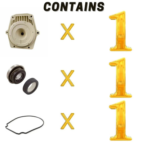 Seal Plate Kit For Pentair Whisperflo And Intelliflo Pool Pumps With Gasket And Shaft Seal PS 1000 Included Made In USA