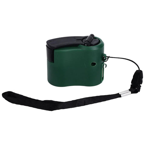 USB Hand Crank Charger Dynamo Power Bank For Outdoor Adventures, 5.5V 600mA Emergency Portable Charger with LED light