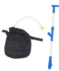 Spreader Backpack Sprayer For Granular Manure And Fertilizer with black bag and blue adjustable PVC handle