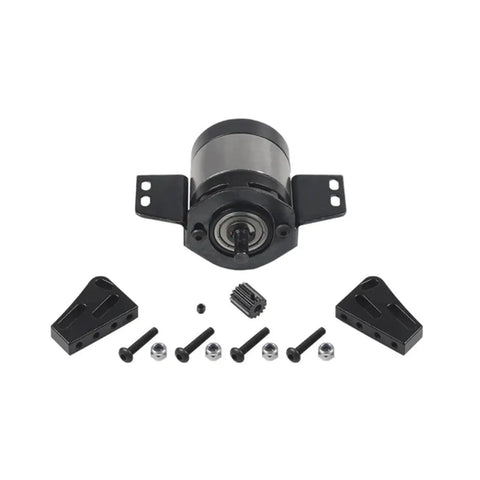 One Seventeen Planetary Gearbox With Motor Gear Beefy Metal Transmission for One Tenth RC D90 Scale Crawlers components
