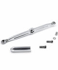Chrome Skull Gear Shift Linkage For Harley Davidson Softail Road King 1994 2015 And Trike, polished metal linkage with bolts