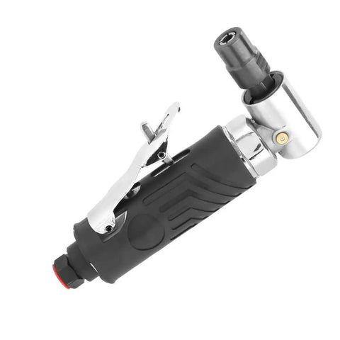Pro Tier Slick Angle Pneumatic Die Grinder For Nitty Gritty Detail Work and Heavy Metal Chops with compact design and angled head.