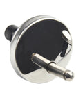 Close-up of Two Pack Stainless Steel Toilet Seat Hinges Top Fix Replacement Kit With Easy Install For Bathroom Toilet Seats And Furniture Durable Quick Fitting Hardware