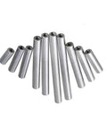 20 Piece M4 X 7mm Aluminum Standoff Spacer Kit For RC Builds And Tech Assembly showing various sizes of aluminum standoffs.