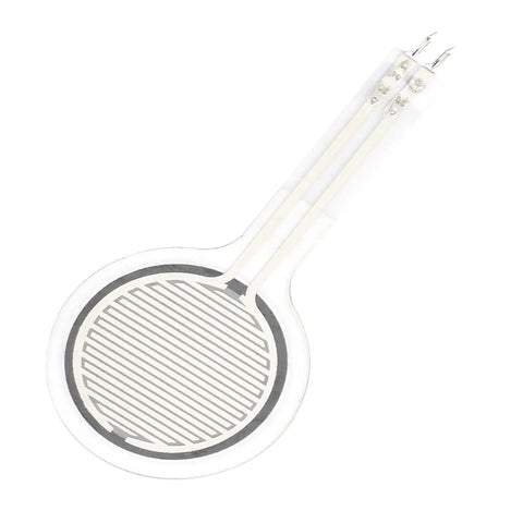 Thin Film Force Sensitive Resistor Pressure Sensor, Ultra Flexible No Fuss Lightweight Detection Module for Smart Home and Car Tech Electronics, High Sensitivity, Sub 10ms Response for Real Time Feedback; round FSR with leads