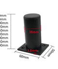 Adjustable Aluminum Furniture Legs For Sofa And Table Four Pack Height Adjusts Two Centimeter Height Stabilize Uneven Floors