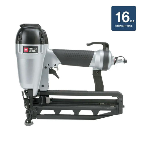 16-Gauge Straight Finish Nailer Kit with Tool-Free Depth-Of-Drive Adjustment, Jam Release, and Durable Motor