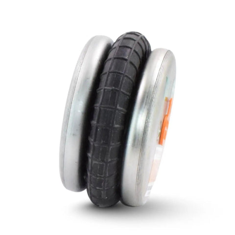 Easy Install Single Convoluted Air Spring Bag Replacement For Firestone W01-358-7001 side view showing 2-ply bellows and NPT inlet