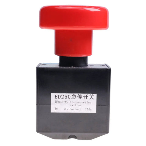 ZJK-250 ED250B-1 Emergency Stop Switch For Albright Electric Forklift & Pallet Stacker Heavy Duty E-Stop with red button