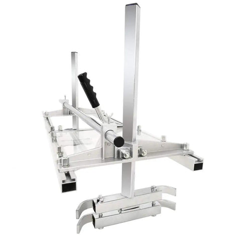Portable Chainsaw Mill 36 Inch Rail Guide System For Quick Setup Fits 14 To 36 Inch Chainsaw Bars Adjustable Thickness From 1/2 Inch To 12 Inch Pro Grade DIY Friendly Durable Steel And Aluminum Build For Rugged Wood Milling