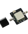Bidirectional Signal Booster For 800-1000MHz Devices, 868MHz And 915MHz Amplifier For Drones with SMA connectors and heatsink visible