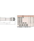 Precision Three Point Inside Caliper Micrometer 275 To 300 Mm Shop Ready Heavy Duty Hole Gauge Pro Grade showing detailed measurements.
