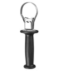 Heavy Duty Hammer Drill Handle For 60-65mm Front Grip with non-slip ABS steel texture, designed for sturdy masonry work.