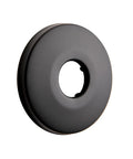 Matte Black Shower Arm Flange Escutcheon Plate 2.5 Inch Outer Diameter For Half Inch IPS Shower Arms Built Tough From Marine Grade 304