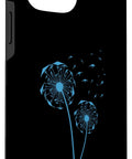 13 Pro Max Hang Glider Art Case For Men Women Hang Glide Lovers Hang Gliding Enthusiasts Perfect Gift Idea For Dreamers Pilots Instructors And Flight Fanatics - black case with blue dandelion design