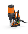 Heavy Duty Magnetic Base Drill Built Tough For One Quarter Inch Steel Cuts, featuring a durable design and controls.