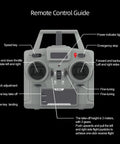 Remote control guide for RC Helicopter Flybarless 6CH With Optical Flow Positioning And Brushless Motor Altitude Hold One Key Inverted Flight 1 Forty Eight Scale AH 64D Army Green High Performance Remote Control Aircraft For Beginners And Pros, with labeled buttons and functions.